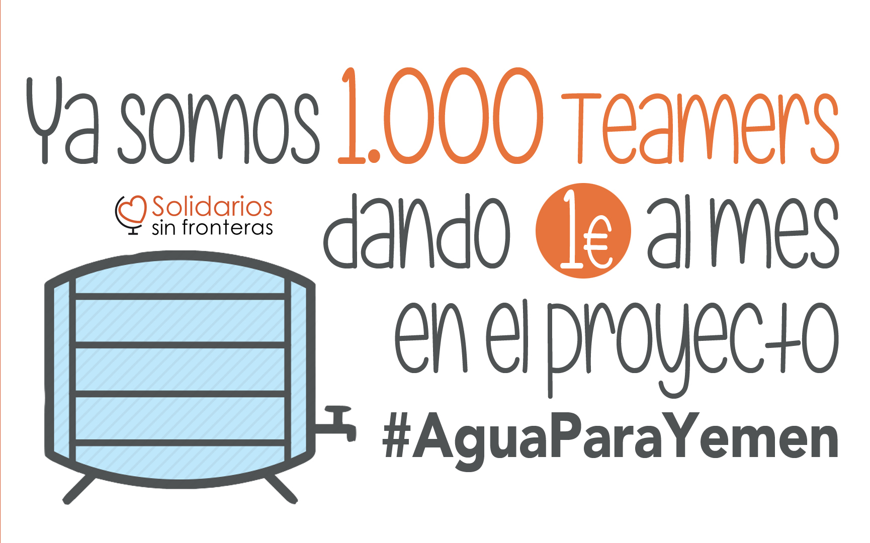 Ya Somos 1 000 Teamers Sin Fronteras Solidarios Sin Fronteras